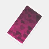 Herz-Muster 18 Serviette (Ecke)