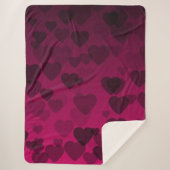 Herz-Muster 18 Sherpadecke (Vorderseite)