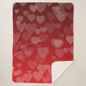 Herz-Muster 19 Sherpadecke (Vorderseite)