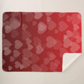 Herz-Muster 19 Sherpadecke (Vorderseite (Horizontal))