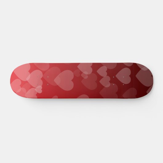 Herz-Muster 19 Skateboard (Horizontal)