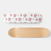 Herz-Muster 21 Skateboard (Horizontal)