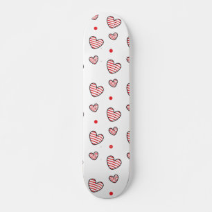 Herz-Muster 21 Skateboard