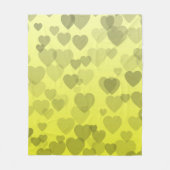 Herz-Muster 22 Fleecedecke (Vorderseite)