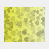 Herz-Muster 22 Fleecedecke (Vorderseite (Horizontal))