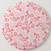 Herz-Muster 23 Button (Vorderseite)