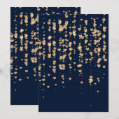 Herz-Muster 23 Dankeskarte (Vorne/Hinten)