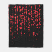 Herz-Muster 24 Fleecedecke (Vorderseite)