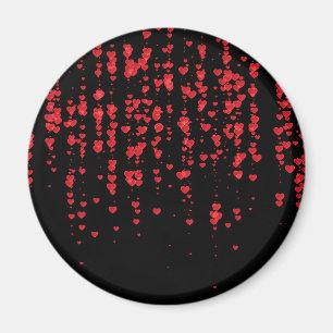 Herz-Muster 24 Magnet