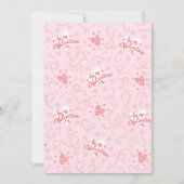 Herz-Muster 25 Dankeskarte (Vorderseite)