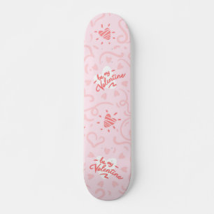Herz-Muster 25 Skateboard