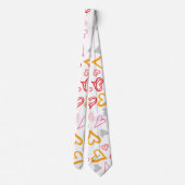 Herz-Muster 26 Krawatte (Rückseite)