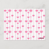 Herz-Muster 26 Postkarte (Rückseite)