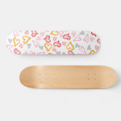 Herz-Muster 26 Skateboard (Horizontal)