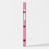 Herz-Muster 27 iPhone Hülle (Linke Seite)