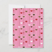 Herz-Muster 27 Mitteilungskarte (Rückseite)