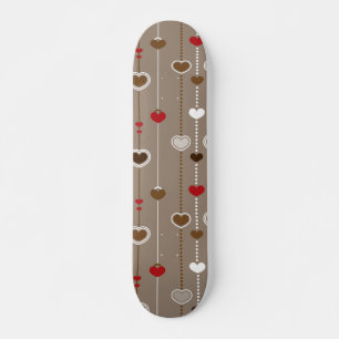 Herz-Muster 29 Skateboard