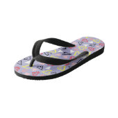 Herz-Muster 31 Kinderbadesandalen (Schrägansicht)