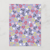 Herz-Muster 31 Postkarte (Vorderseite)