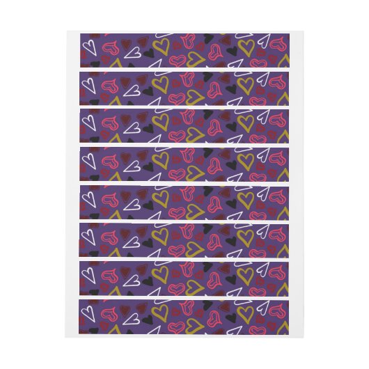 Herz-Muster 32 (Bogen)
