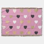 Herz-Muster 32 Decke (Vorderseite)