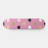 Herz-Muster 32 Skateboard (Horizontal)