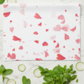 Herz-Muster 33 Geschirrtuch (Gefaltet)