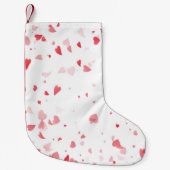 Herz-Muster 33 Kleiner Weihnachtsstrumpf (Vorderseite)