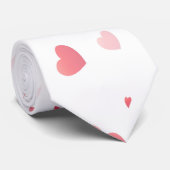 Herz-Muster 33 Krawatte (Gerollt)