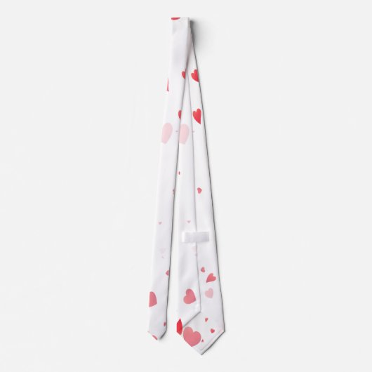 Herz-Muster 33 Krawatte (Rückseite)