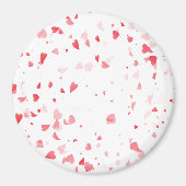 Herz-Muster 33 Magnet (Vorne)