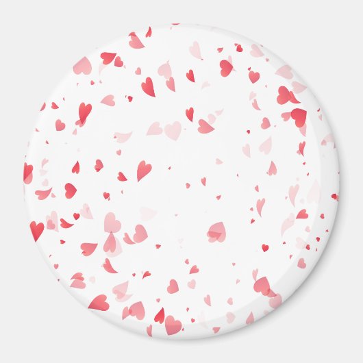 Herz-Muster 33 Magnet (Vorne)