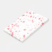 Herz-Muster 33 Post-it Klebezettel (angewinkelt)