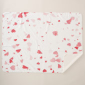 Herz-Muster 33 Sherpadecke (Vorderseite (Horizontal))