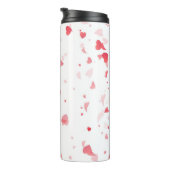 Herz-Muster 33 Thermosbecher (Nach rechts gedreht)