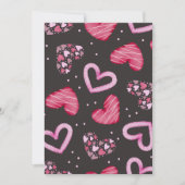 Herz-Muster 34 Dankeskarte (Vorderseite)