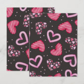 Herz-Muster 34 Postkarte (Vorne/Hinten)