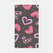 Herz-Muster 34 Serviette (Vorderseite)