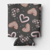 Herz-Muster 35 Dosenkühler (Vorderseite)