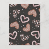 Herz-Muster 35 Postkarte (Vorderseite)