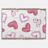 Herz-Muster 36 Decke (Vorderseite)