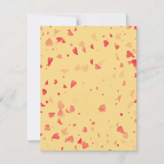 Herz-Muster 38 Mitteilungskarte (Vorderseite)