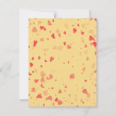 Herz-Muster 38 Mitteilungskarte (Rückseite)