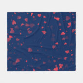 Herz-Muster 40 Fleecedecke (Vorderseite (Horizontal))