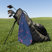 Herz-Muster 40 Golfhandtuch (Gras)