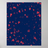 Herz-Muster 40 Poster (Vorne)