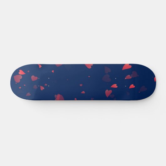 Herz-Muster 40 Skateboard (Horizontal)