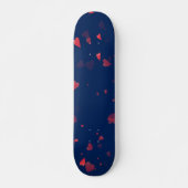Herz-Muster 40 Skateboard (Vorne)