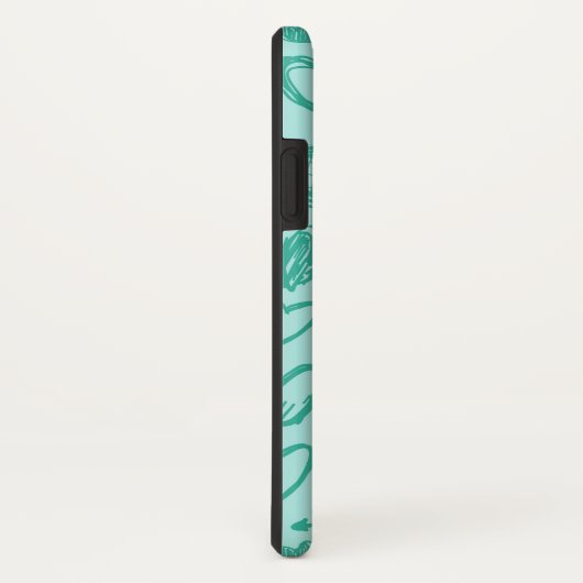 Herz-Muster 60 Case-Mate iPhone Hülle (Hinten/Rechts)