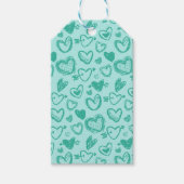 Herz-Muster 60 Geschenkanhänger (Vorderseite)